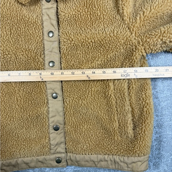 Madewell Portland Faux Shearling Button Down Jacket Womens Size Medium - Picture 2 of 7